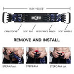 High Quality Latex Resistance Bands Set With Workout Bar Workout Bench Adjustable Home Exercise