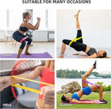 Resistance Loop Exercise Bands, Resistance Bands Exercise Bands For Home Fitness, Stretching, Strength Training, Physical Therapy,Elastic Workout Bands For Women Men Kids, Set Of 5