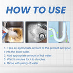 Jiesuin Pipe Dredging Agent, Kitchen And Bathroom Sewer Blockage Cleaning Stain Deodorizing Cleaner