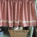 Tanabe fabric kitchen and bathroom curtains in time lattice curtains