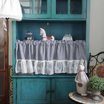 Tanabe fabric kitchen and bathroom curtains in time lattice curtains