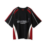 Cross-border Hot Retro Heavy Matching Racing Brand Short Sleeve T-shirt Motorcycle Clothing T-shirt