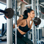 SPORTNOW Weight Plates Set, With Two 5kg And Two 2.5kg Weights, Black