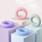 Silicone Adjustable Hand Grip Arm Strength Exercise Gripping Ring Fitness Gym Finger Forearm Trainer Carpal Expander Hand Grip Strengthener Silicone Rings Fingers Forearms Exercises Grip Trainer