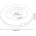 weight plates, 4 pcs. Cement;   weight plates, 2