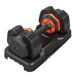 Adjustable Dumbbell Set, 10 In 1 Free Dumbbell For Men And Women, Black Dumbbell For Home Gym, Full Body Workout Fitness, Fast Adjust By Turning Handle 10 Gears55 LB
